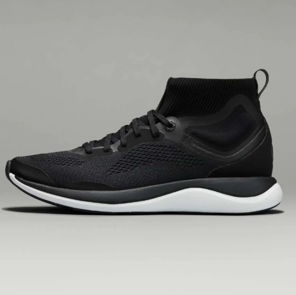 Lululemon Chargefeel Mid Womens Workout Shoe In Black/Anchor/White Size 9.5 - Picture 8 of 17